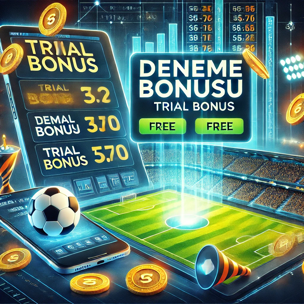 Bir futbol stadyumu, bahis ekranı ve kazanan bir oyuncu